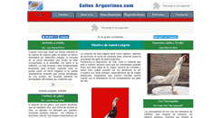 Desktop Screenshot of gallosargentinos.com